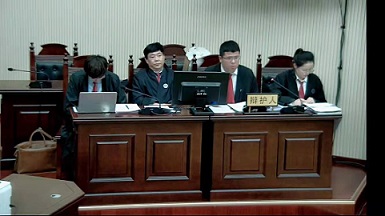 2019年10月31日，赵宏伟律师与张玲律师在太原市中级人民法院为沈某涉嫌非法持有毒品罪开庭